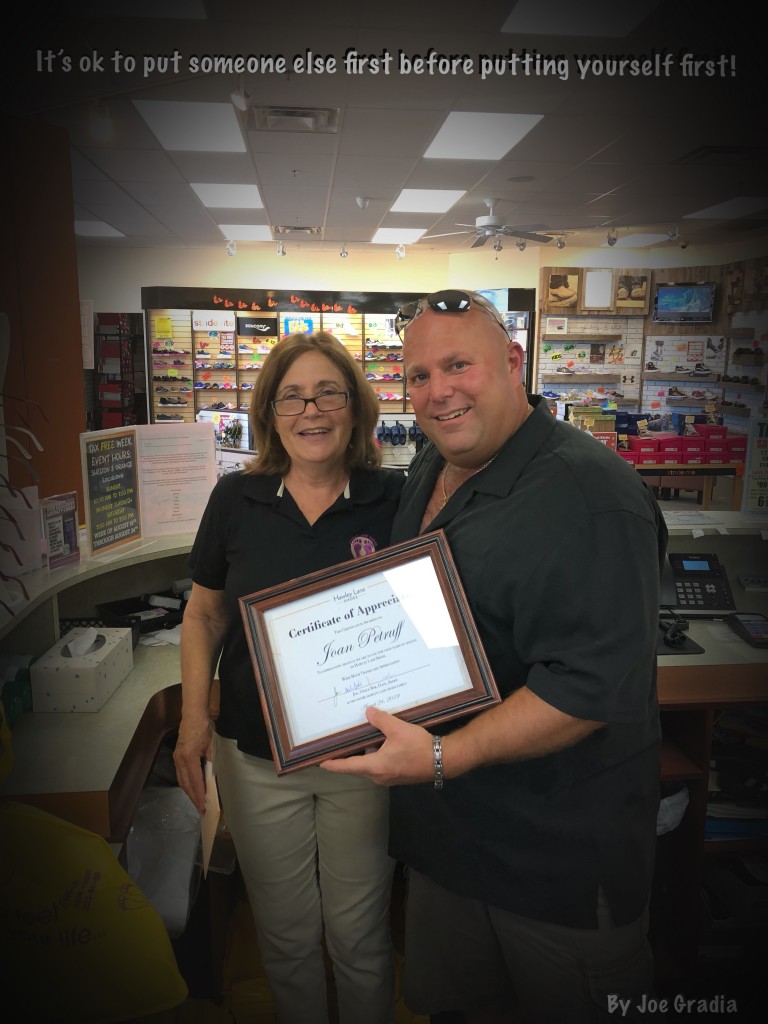 #itsoktoputsomeonefirst By Joe Gradia