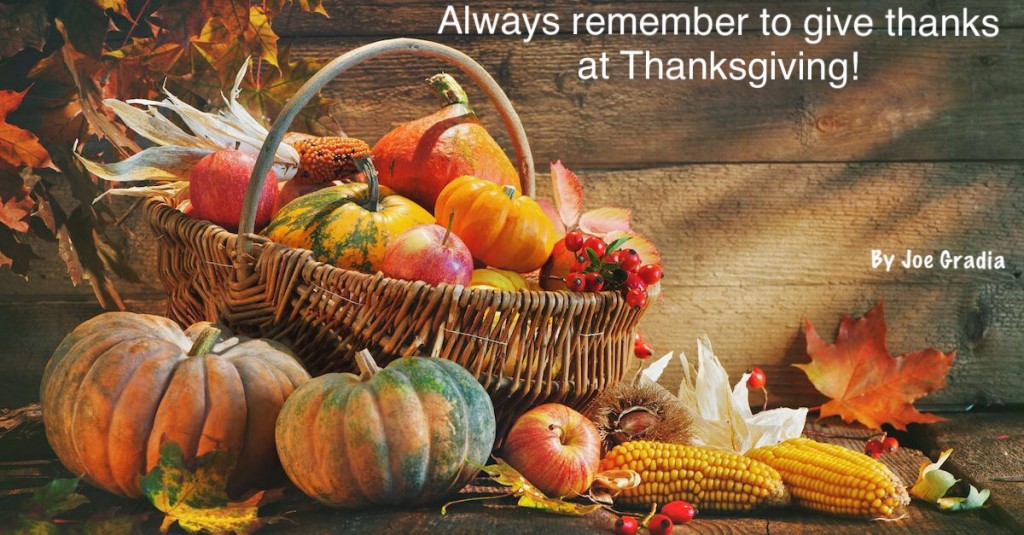 #thanksgiving By Joe Gradia