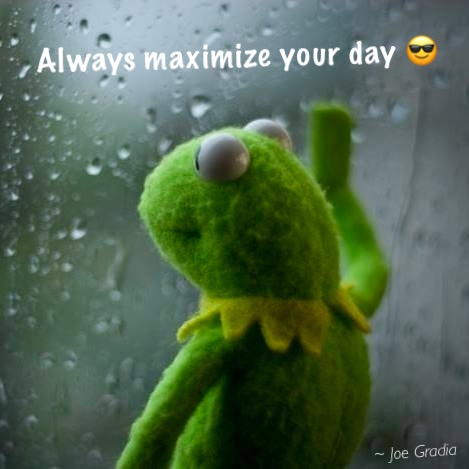 #maxamize By Joe Gradia