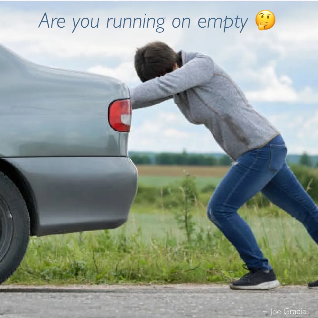 #areyourunningoutofgas By Joe Gradia 