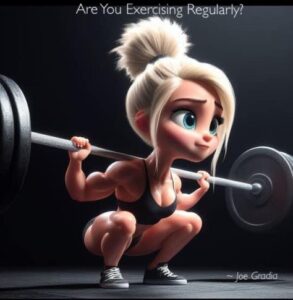 #exersizingregularly By Joe Gradia